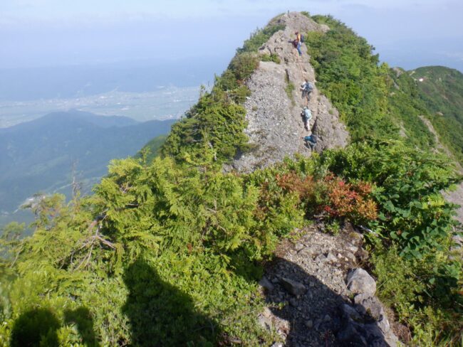 屏風道から八海山全山縦走